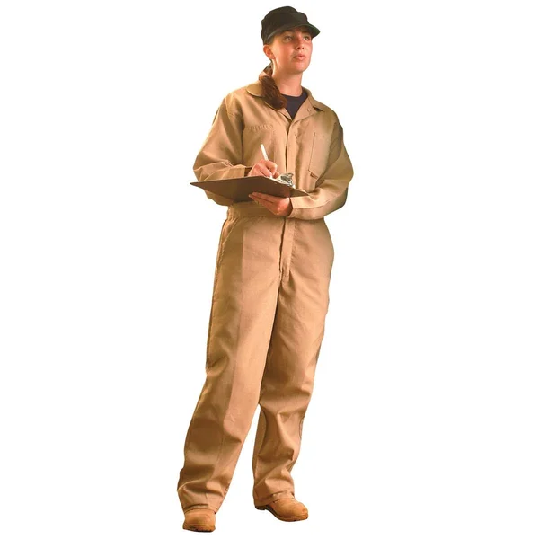Occunomix Classic Flame Resistant Coverall - G909I - Khaki - Large