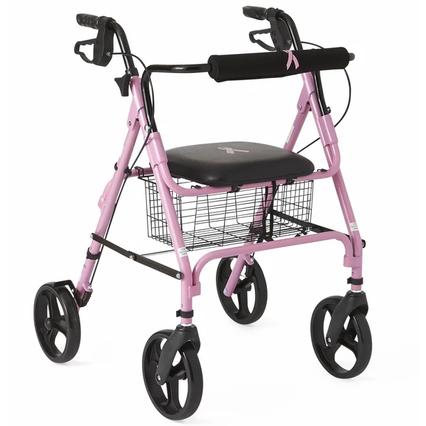 Medline Breast Cancer Awareness Rollator