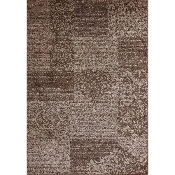 Jena Wave Area Rug MNC 200 Brown 5& x 7&
