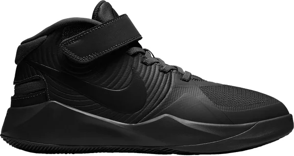 Nike Kids& Grade School Hustle D 9 Flyease Basketball Shoes, Black