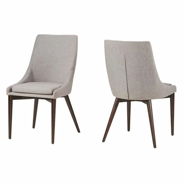 Chelsea Lane Baxter Linen Side Chair - Set of 2