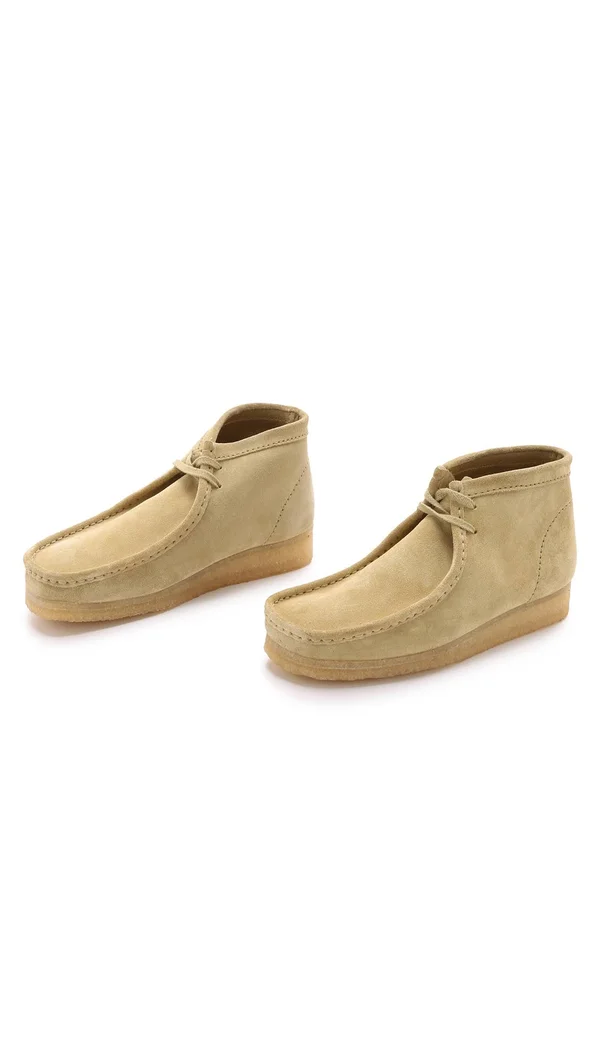 Clarks Men's Wallabee Boot Maple Suede 12