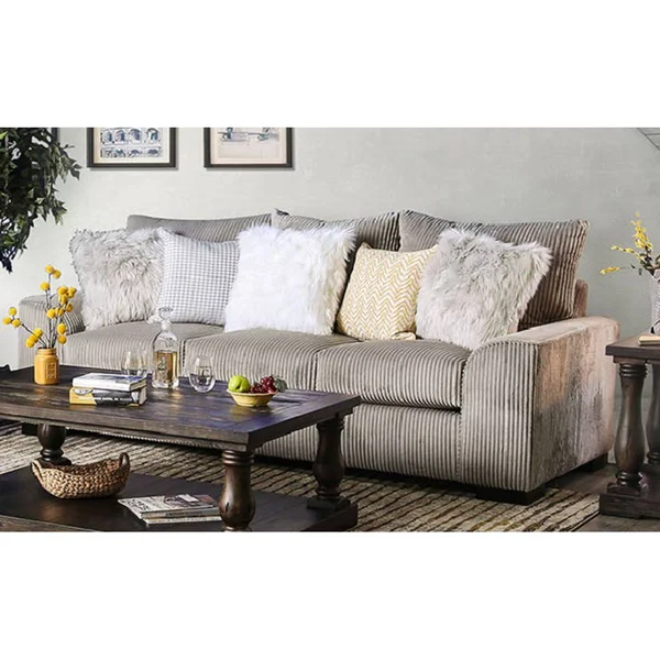 Furniture of America Marjorie Gray Sofa