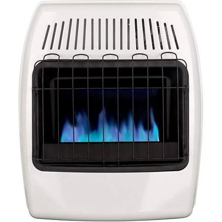Dyna-Glo 20, 000 BTU Liquid Propane Blue Flame Vent Free Wall Heater, White