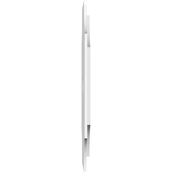 26 inchod x 3 inchid x 8 1/2 inchc x 1 inchp Haus Architectural Grade PVC Contemporary Ceiling Medallion, Two Piece