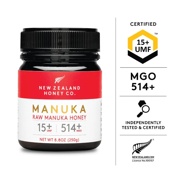 Buy Manuka Honey New Zealand UMF 15+, MGO 514+ 500g, 17.6oz