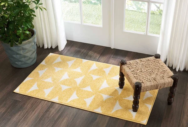 Nourison Harper DS301 Area Rug, Yellow, 8& x 10&