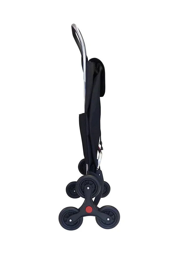 Rolser Saquet Six Wheeled Red Shopping Trolley, 105 x 34 x 38cm
