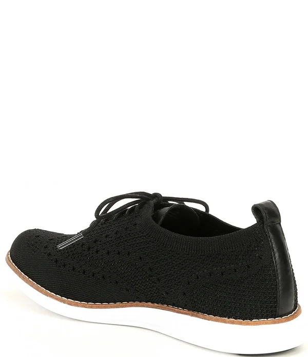 Cole Haan Women's Original Grand Wingtip Oxford Black Knit 6