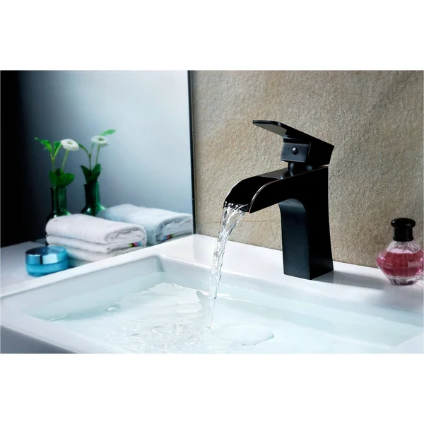 Anzzi Forza Series Single Hole Single-Handle Low-Arc Bathroom Faucet in Oil Rubbed Bronze
