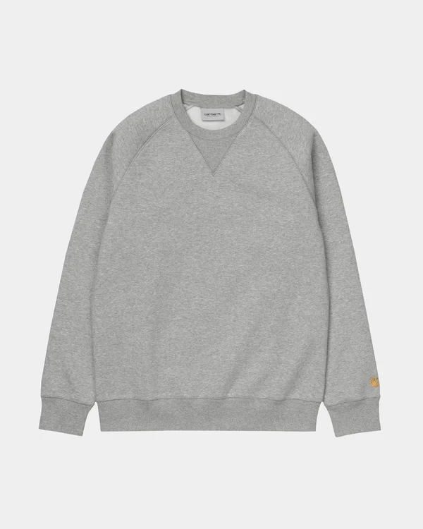 Carhartt WIP Chase Sweatshirt, Grey Heather