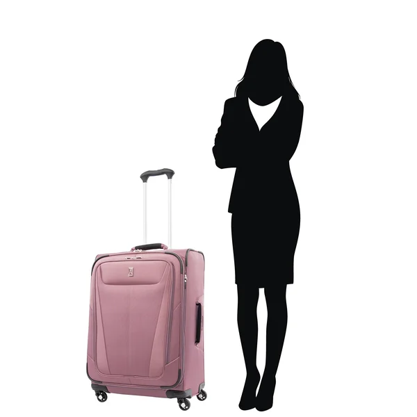Travelpro Maxlite 5-Softside Expandable Spinner Wheel Luggage, Dusty Rose, 2-Piece Set (21/25)