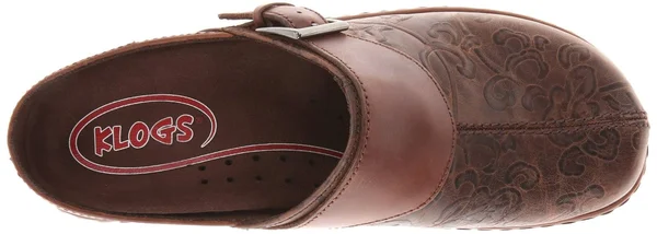 Klogs Women's Austin Mule Brown Flower Tool 9.5
