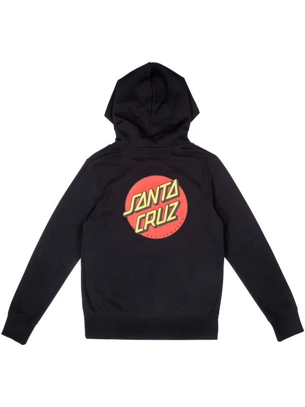 Santa Cruz Black Classic Dot Womens Hoody