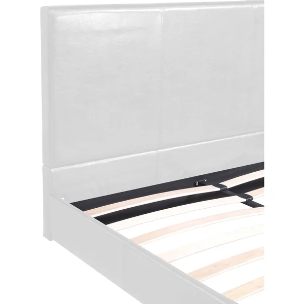 Camden Isle Abbey Bed - King, White, 85.4 x 79 x 34.8 inches