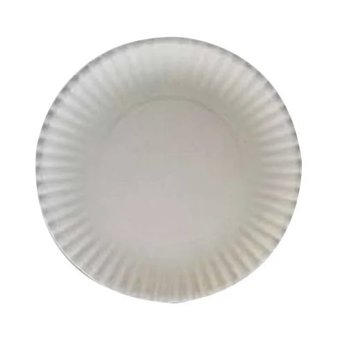 AJM Green Label Round Uncoated Plate White, 7x22 Diameter, Paper, 1000/Case