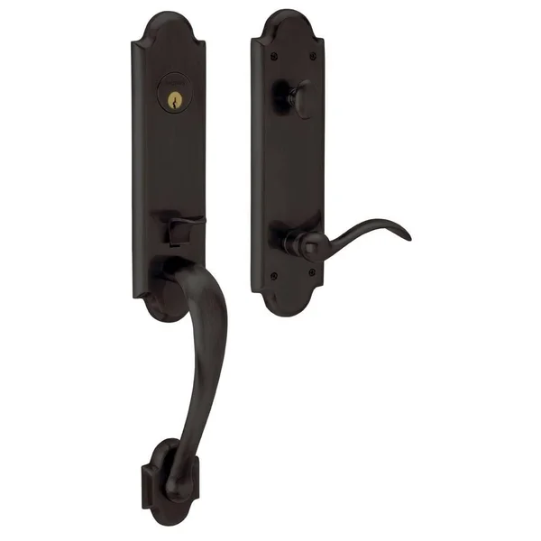 Baldwin Left Handed Boulder Handleset Oil Rubbed Bronze 85354102LENT