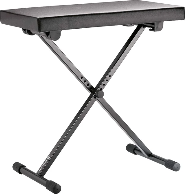 Ku0026M 14065.000.55 Keyboard Bench Leather - Black