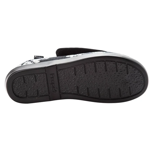 Propet Women's Cush N foot, Size: 8, Black Floral