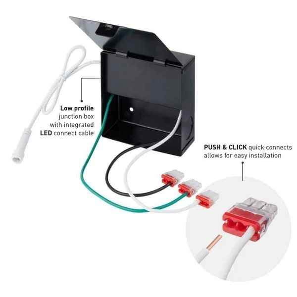 Commercial Electric 4-Pack Slim Baffle 4x22 Color Selectable Canless Recessed Integrated LED Kit