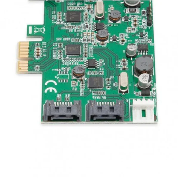 Syba, SD-PEX50063, 2-Port USB 3.0 and 2 Port SATA III PCIe 2.0 Card
