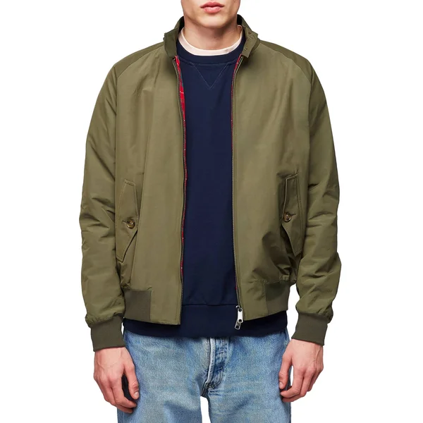 Baracuta Men's Harrington Bomber Jacket - Green - Size 38/M - Army