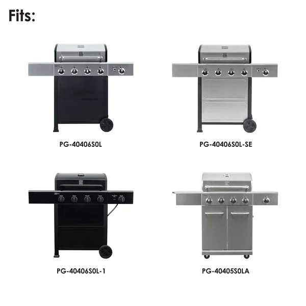 Permasteel 4-Burner Plus Side Burner NG Conversion Kit