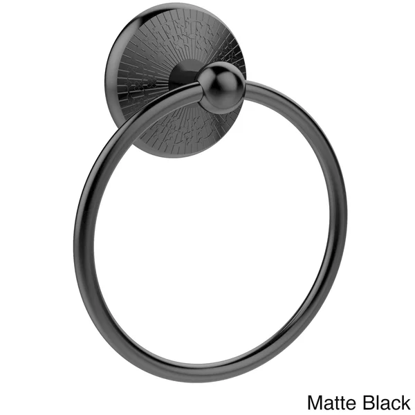Allied Brass MC-16 Monte Carlo Collection Towel Ring, Polished Chrome