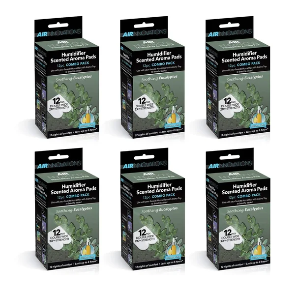 Air Innovations 72 Pack Essential Oil Humidifier Aromatherapy Refill - Eucalyptus at Spreetail (VMinnovations, VM Express)