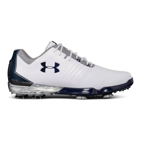 Under Armour Match Play Golf Shoes White/Steel, M, 10.5