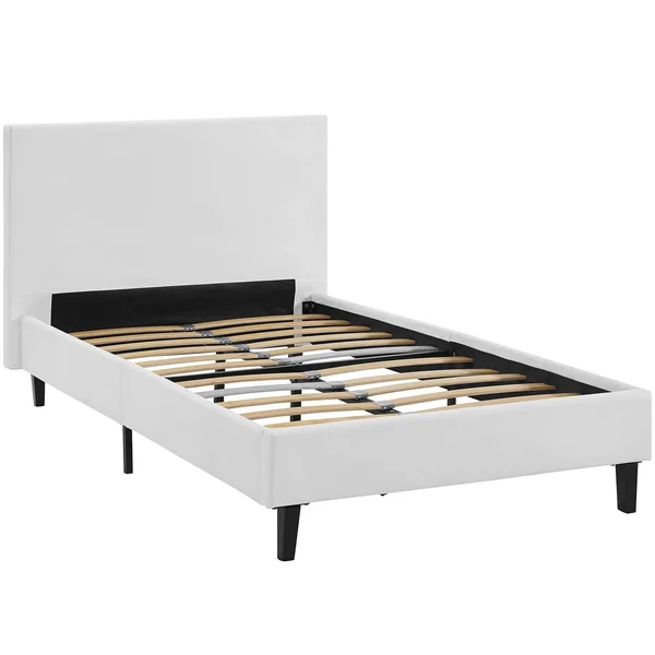 Modway Anya Queen Vinyl Bed - White