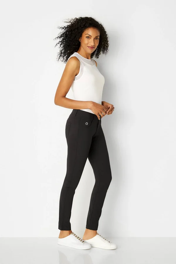 Luisa Skinny Jean Pant, Khaki, M, Best Women's Travel Clothing