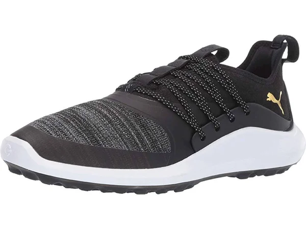 Puma Ignite NXT Solelace Men's Golf Shoes - 8.5 - Black/Gold