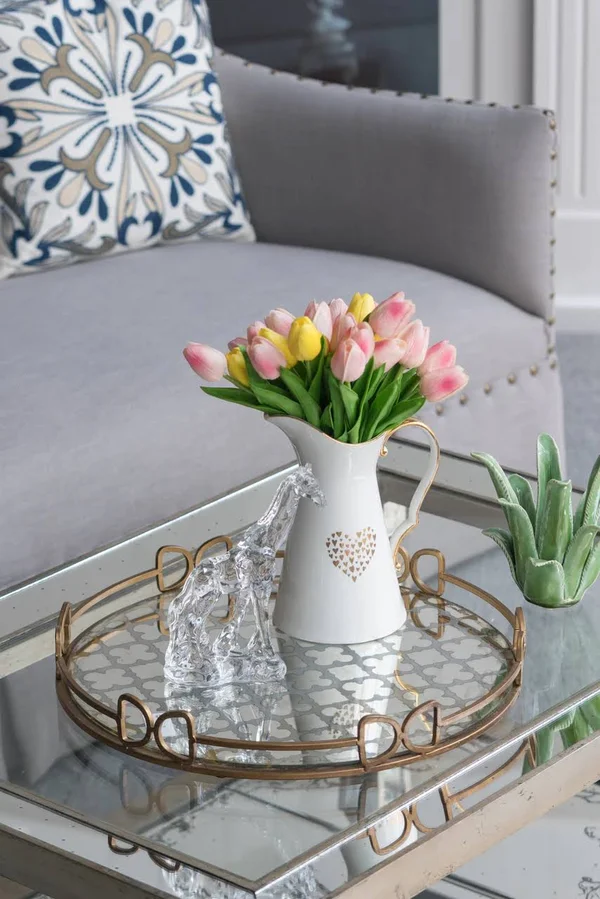 Au0026B Home Tray Gold