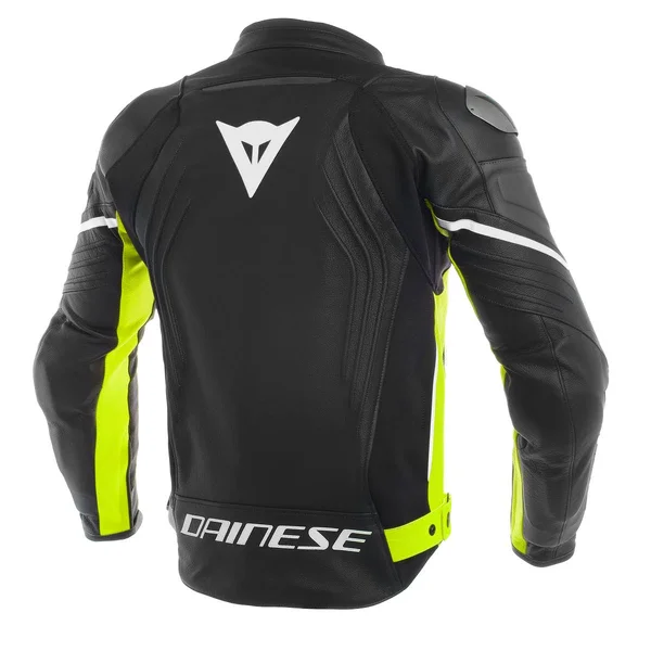 Dainese Racing 3 Leather Jacket Red-Black-White 44