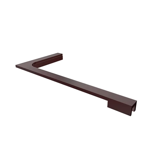 DreamLine L-Bar Support Bracket 12-in (Left Wall Installation) for 10mm (3/8-in) Glass in Oil Rubbed Bronze - SHDRAC20023L06