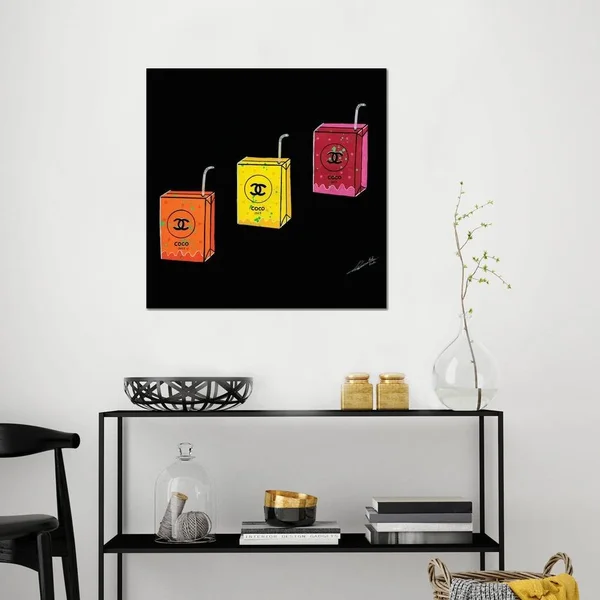 Noah Laatar Canvas Wall Decor Art Prints - Coco Juice ( Fashion > Fashion Brands > Chanel art)