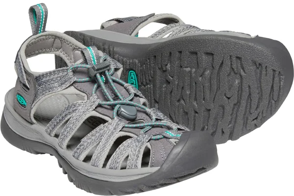 Keen Women's Whisper - Medium Grey, Peacock Green