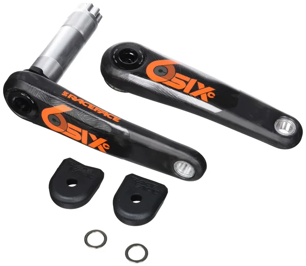Race Face SixC Cinch Crank Arms - 165mm - Fox Orange