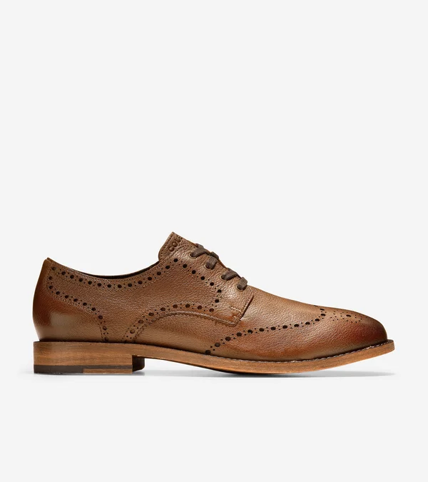 Cole Haan Feathercraft Grand Blucher Oxford - Men's, Dark Brown, Size 11.5, Oxfords, Wingtip