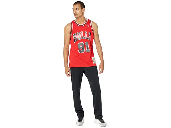 Dennis Rodman Chicago Bulls Mitchell & Ness Hardwood Classics 1997-98 Swingman Jersey - Red
