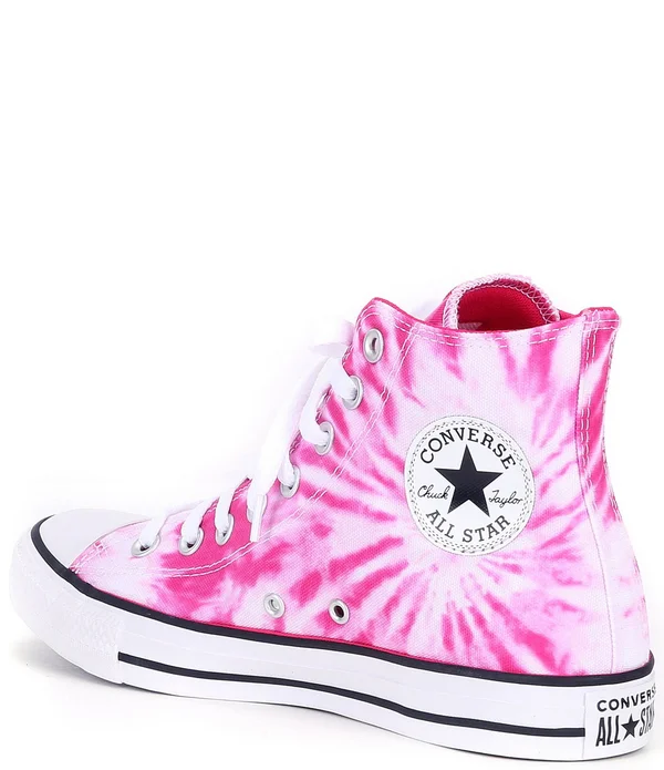 Converse Black Tie-Dyed Chuck Taylor All Star High Top Shoes - Black