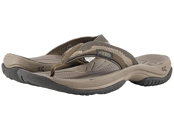 Keen Men's Kona Flip - 9.5 - Dark Olive, Antique Bronze