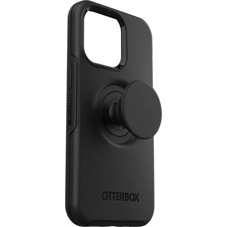 OtterBox Apple iPhone 13 Pro Otter + Pop Symmetry Series Antimicrobial Case - Black (77-83543)