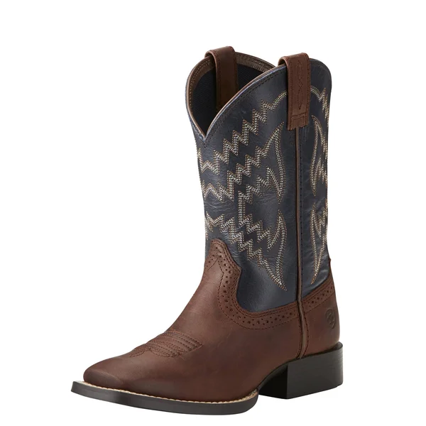 Ariat Kids& Brown Tycoon Cowboy Boots