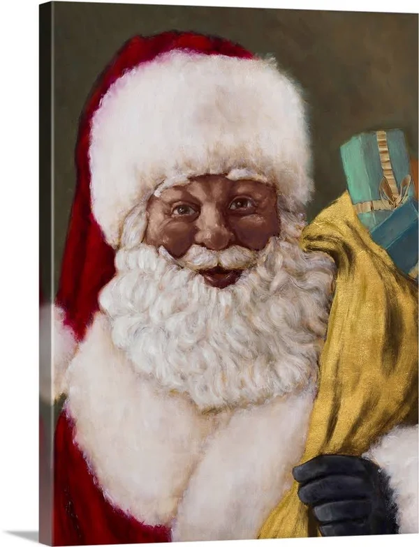 Saint Nick Arrives - Canvas Wall Art, 36x48, Great Big Canvas