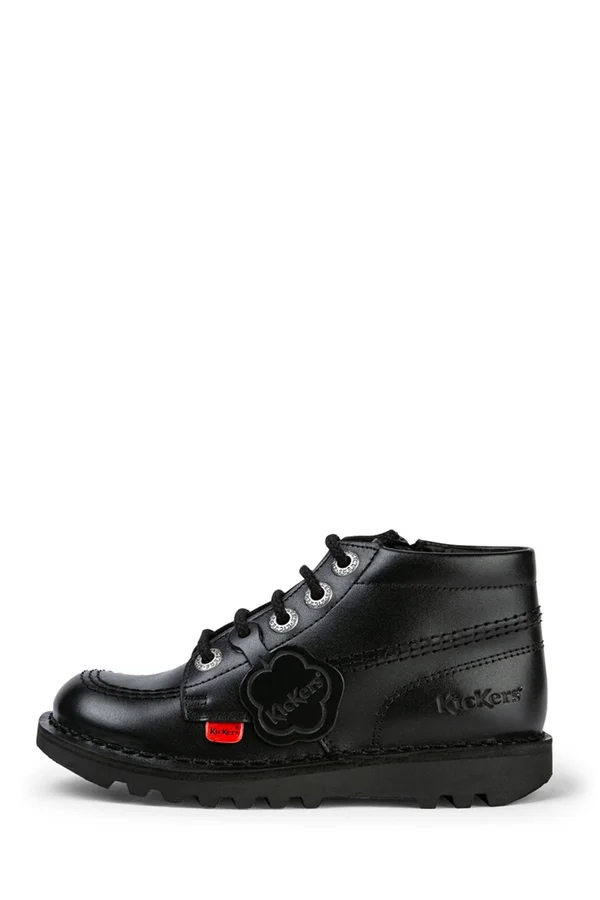 Kickers Kick Hi Zip Black Boots