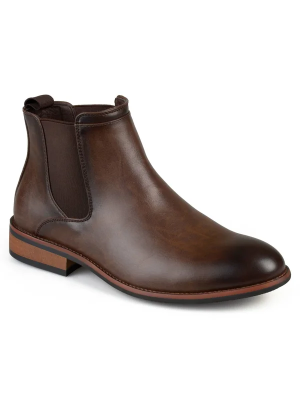 Vance Co. Landon Boot, Men's, Dark Brown, Size 12, Boots, Chelsea