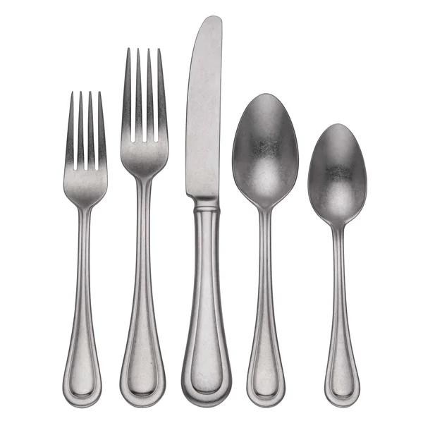 Lenox Shelby Tumbled Finish 50 Piece Stainless 18/10 Flatware Service for 8 New
