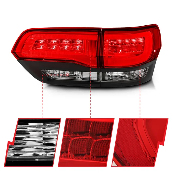 Anzo Tail Light Assembly (Red-Clear) - 311268